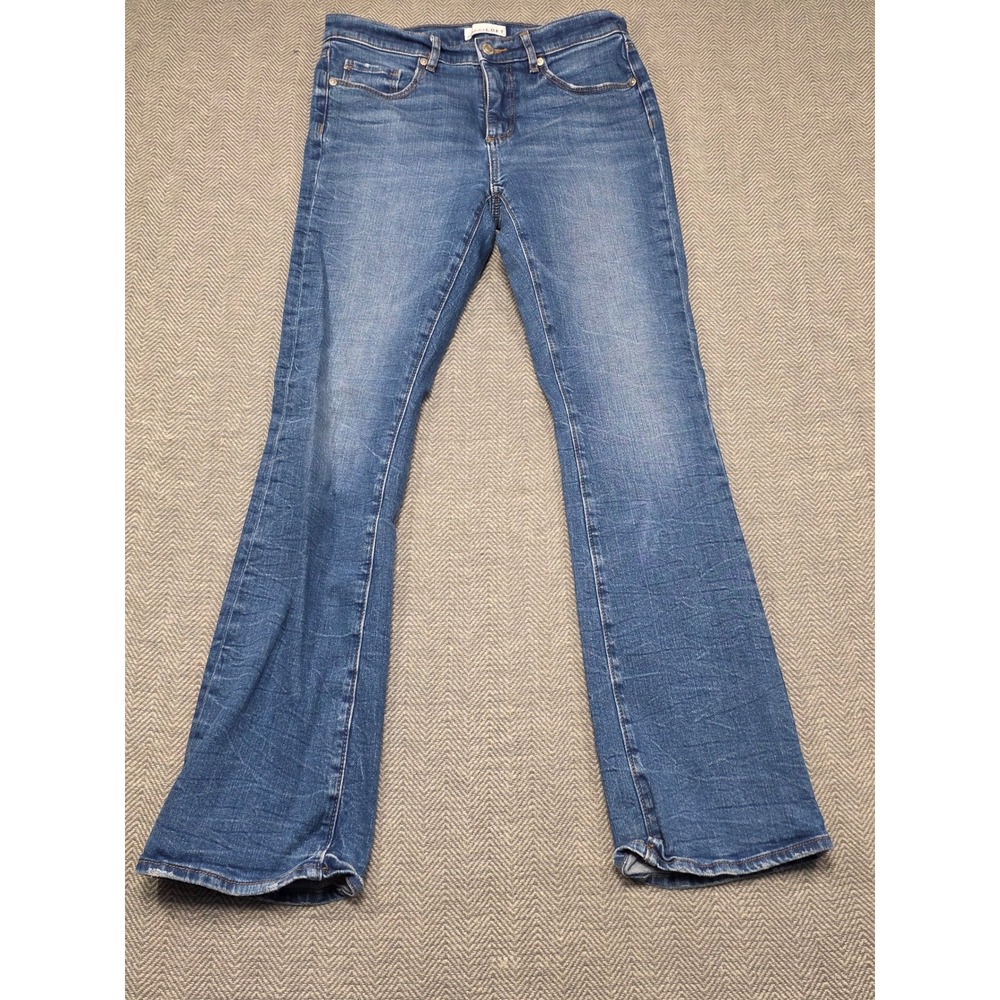 Loft The Boot Jeans Womens 26 2 Medium Wash Blue Mid Rise Bootcut Denim Pants